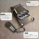 花生 3 黑色真皮剪刀盒 4 件