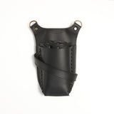 シザーケース mano ブラック 本革 5丁