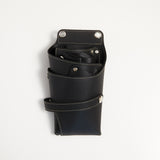 シザーケース "comodo" クリッパーケース ブラック PUレザー 4丁用