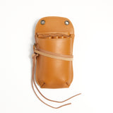 【再入荷】シザーケース ぴーなつ3 ベージュ 本革 4丁