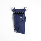 シザーケース No.42 ネイビー 本革 5丁