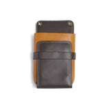 シザーケース Oシリーズ チョコ 本革 5丁