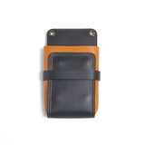 シザーケース Oシリーズ ブラック 本革 5丁