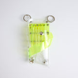 【再入荷】シザーケース ネオン・イェローグリーン PVC 5丁