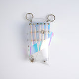 【再入荷】シザーケース ホログラム・ダイヤモンド PVC 5丁