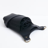 シザーケース mano ブラック 本革 5丁