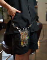 【再入荷】シザーケース ホログラム・ゴールド PVC 5丁