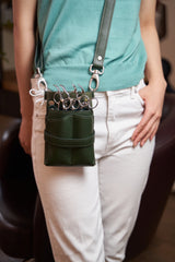 【完売】シザーケース ナビアⅡ オリーブ 4丁 PUレザー